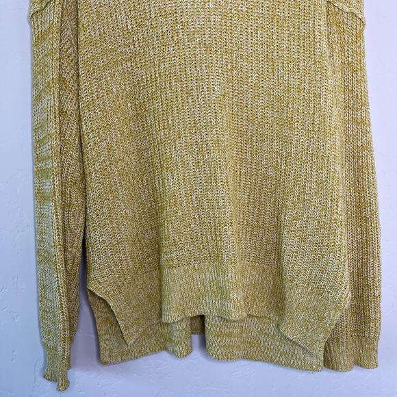 Urban Outfitters BDG Harper Yellow Marled Longline Button Up Cardigan Medium - Picture 9 of 11